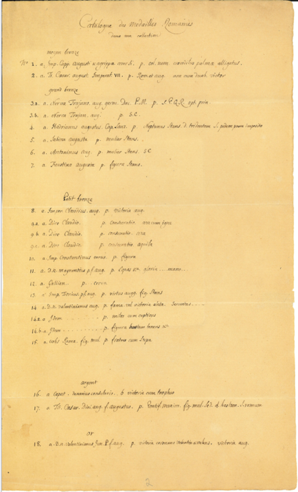 du Simitière Roman Medals