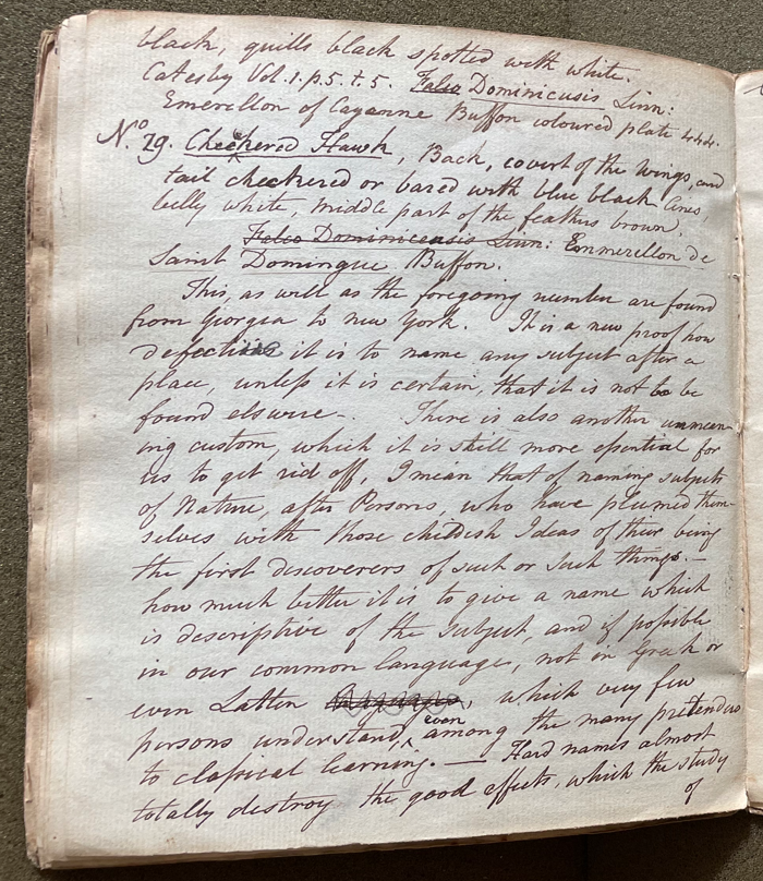 Lecture on Natural History 13