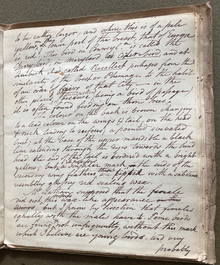 Lecture on Natural History 32