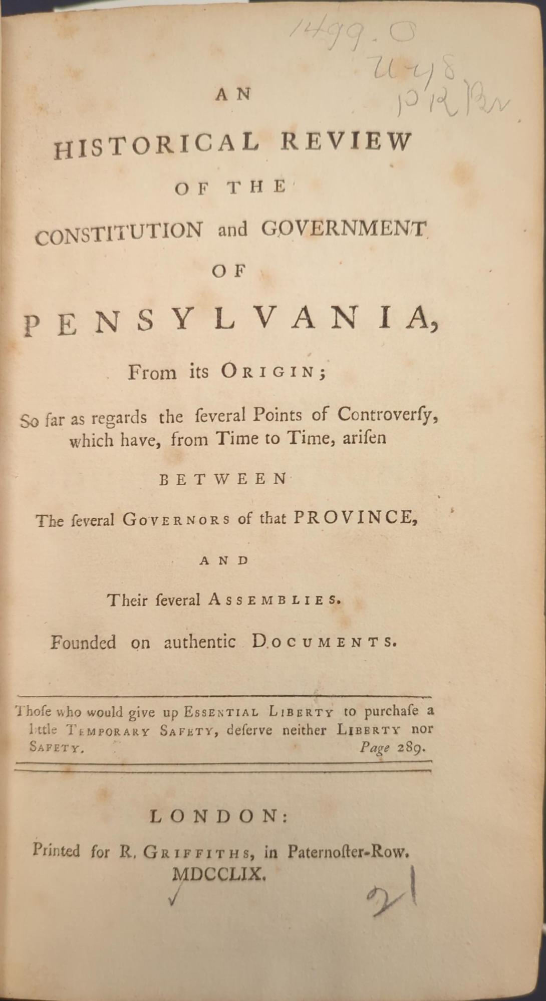 title page